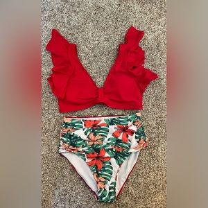 Nafleap High Waist Bikini, Size M, worn once